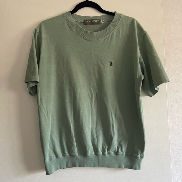 Vintage Playboy Top - unisex - green - Picture 1 of 4